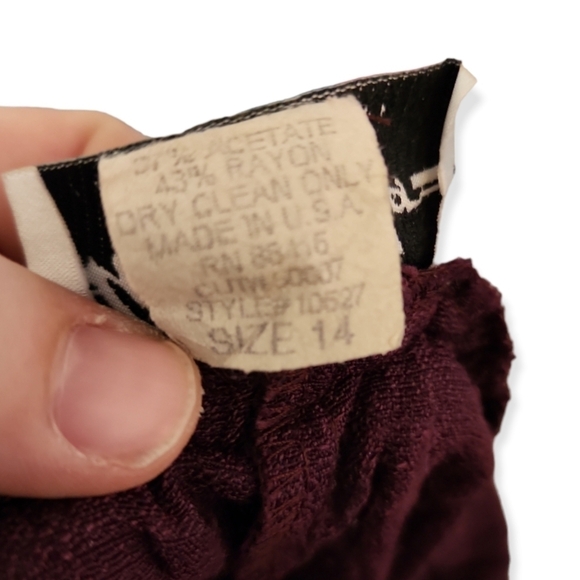 Alix Taylor Purple Straight Leg Trousers - Picture 6 of 7